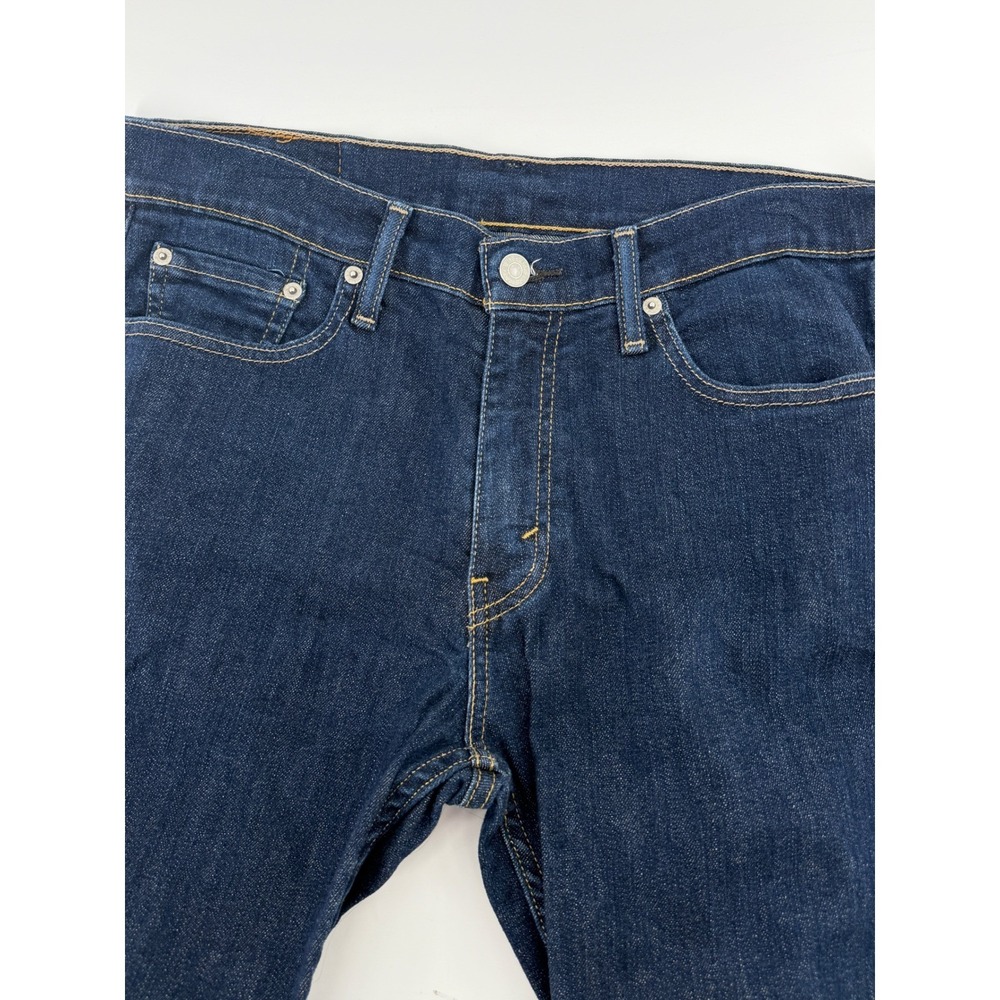 Levis 513 Slim Straight Jeans Mens 31x30 Dark Wash Indigo Denim 08513-0183